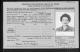 Rock Marion M 1905- Immigration Card