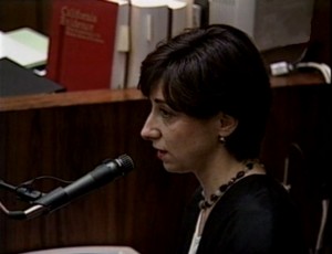 8. Februar 1995: Die Zeugin Eva Stein vor Gericht